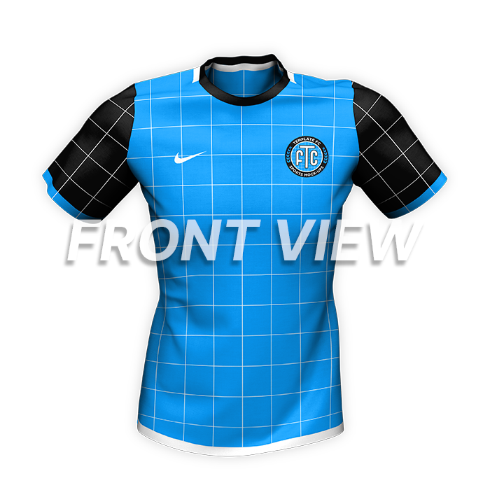 Action Soccer/Football Jersey Template Mockup Front