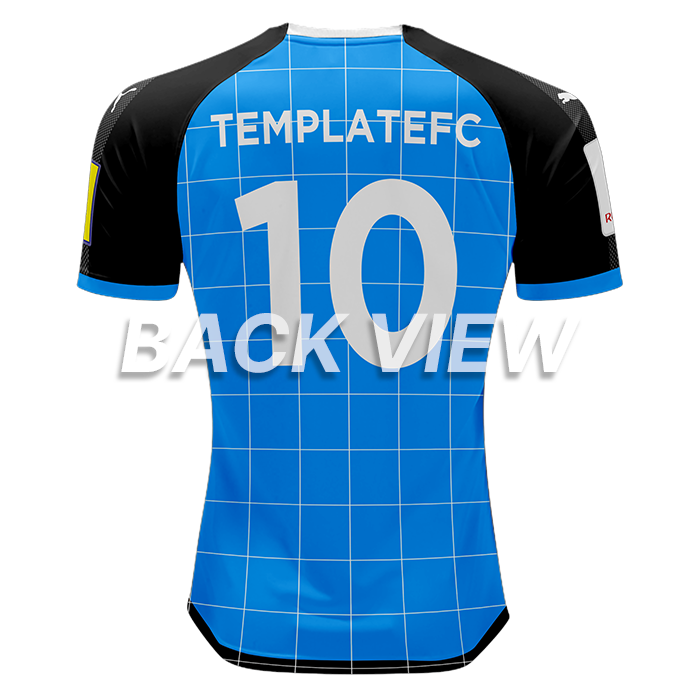 Standard Soccer/Football Jersey Mockup Back