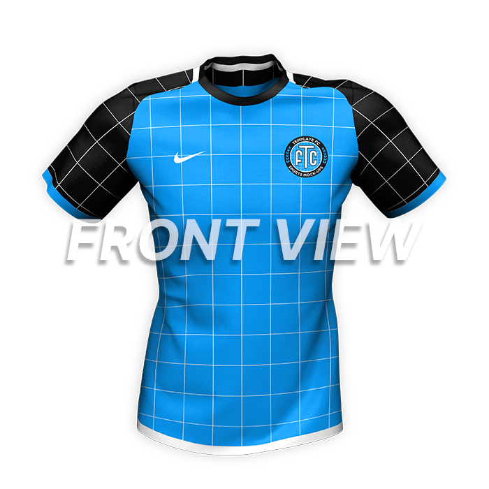 Action Soccer/Football Jersey Template Mockup Front