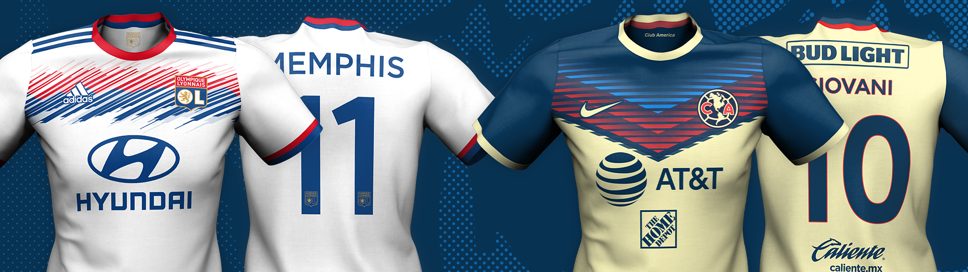 Lyon & Club America Concept Kits