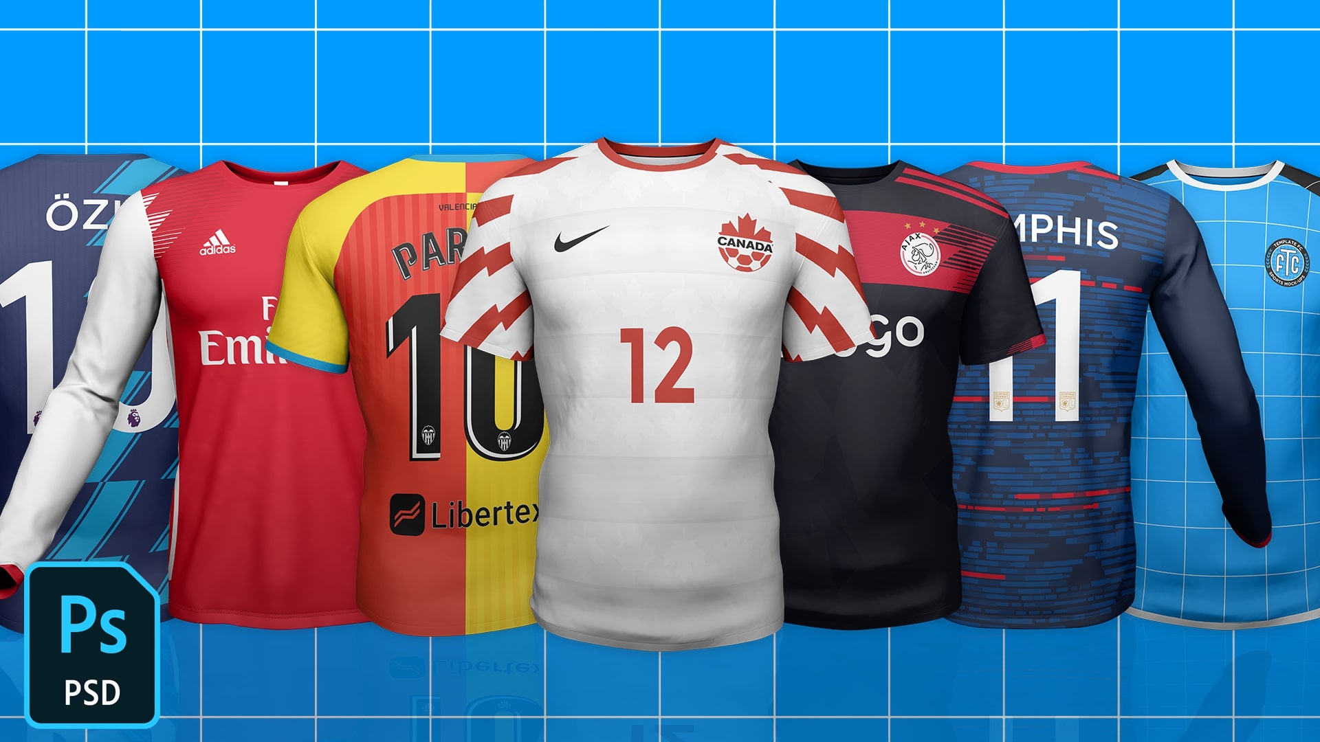 Download Normal Top Football Soccer Jersey Template Mock Up Template Fc