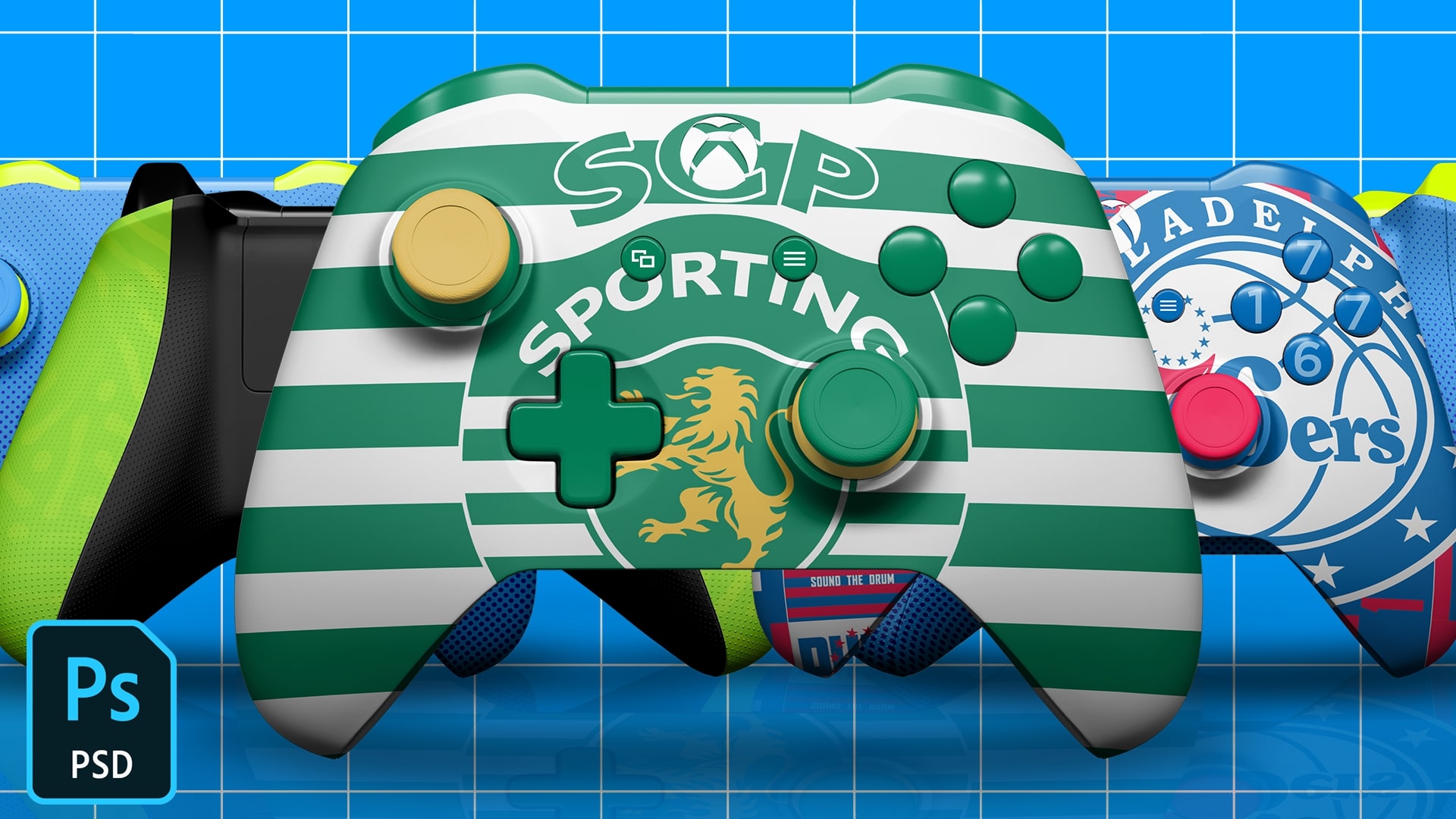 Download Xbox One Controller Template Mock Up Template Fc