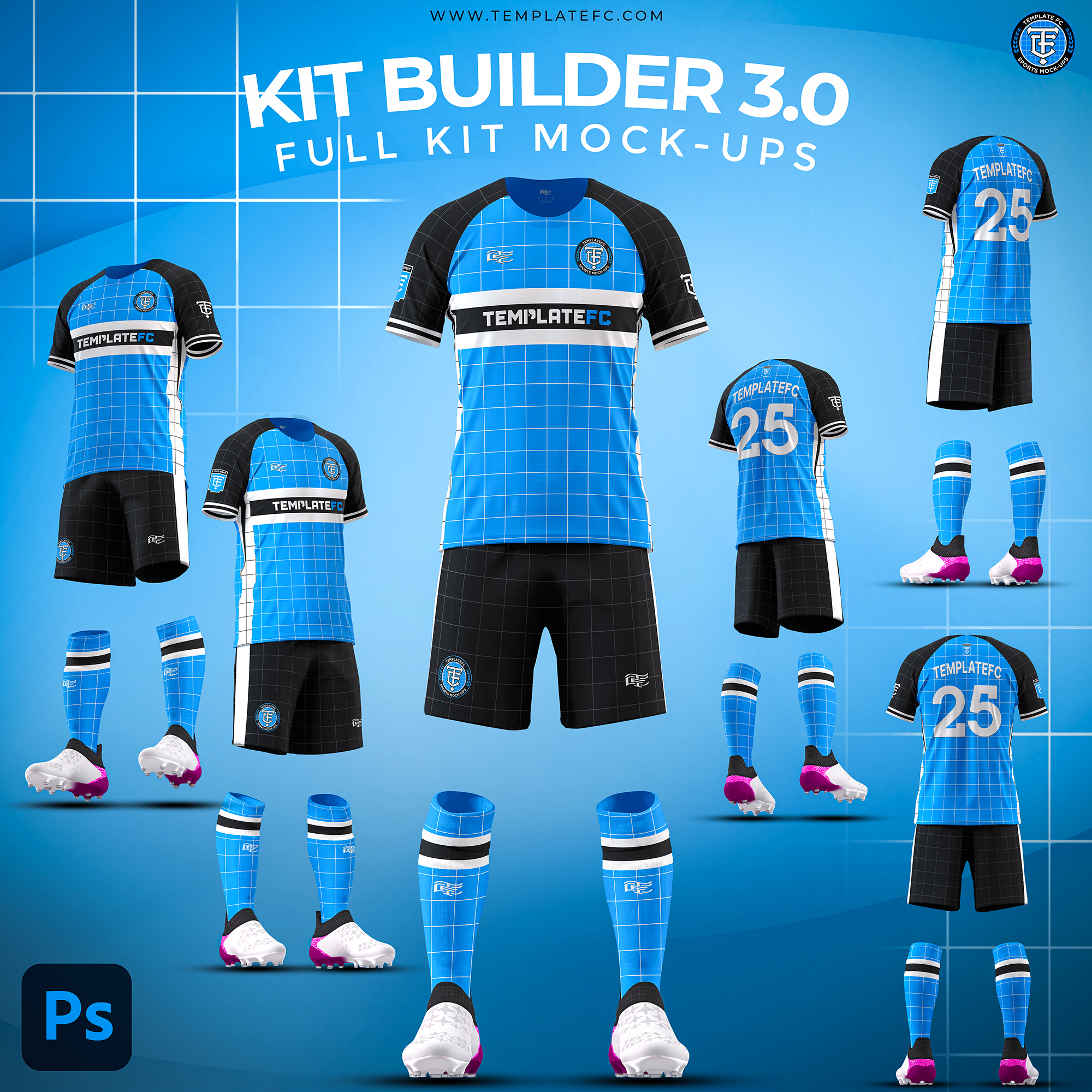 Full Kit Builder 3.0 Mock-up Templates - Image 3