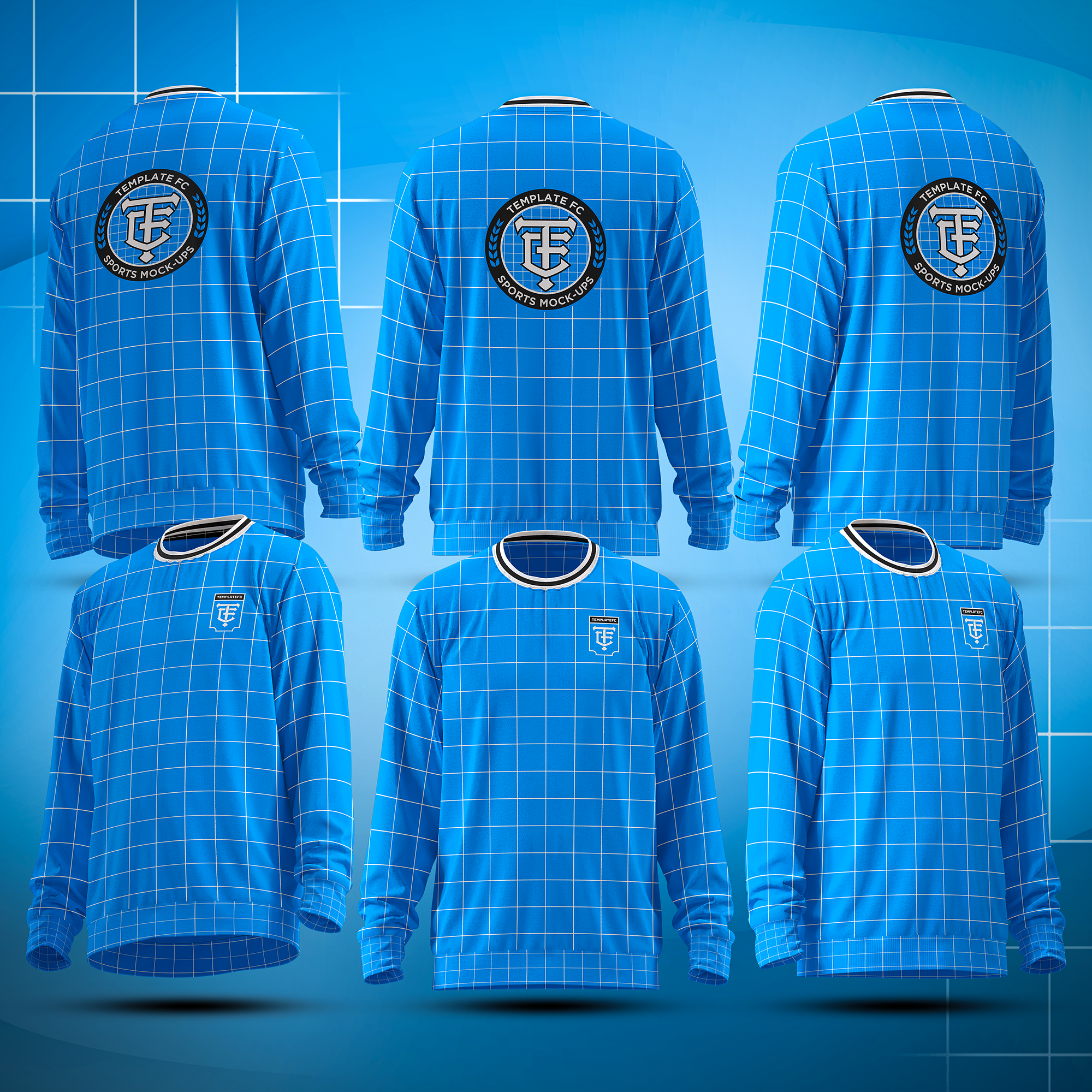 Hoodie/Sweatshirt/Zip Hoodie Combined Mock-up Templates - Image 8
