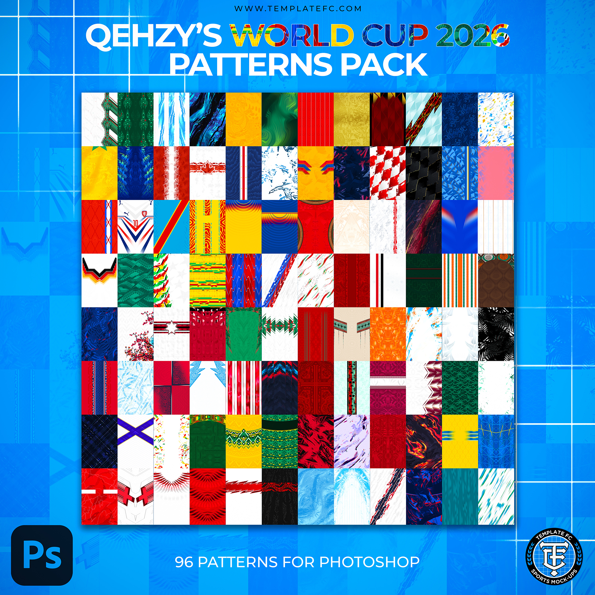 Qehzy's World Cup 2026 Kit Patterns Pack - Image 2