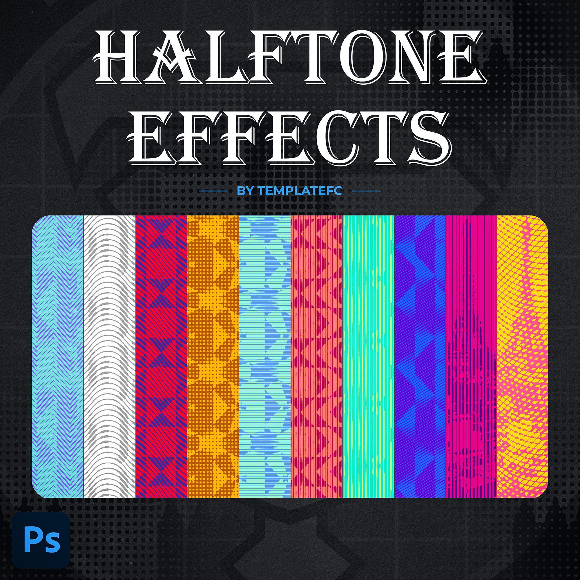 TFC Halftone Effects PSD - Image 2